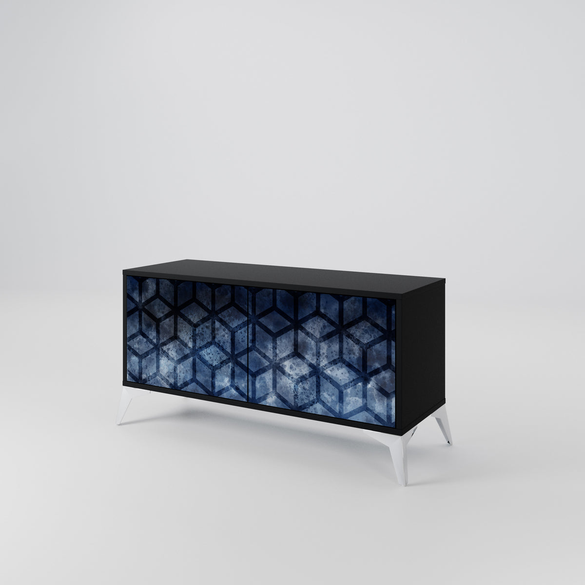 CUBIC MIST Compact 2-Door TV Cabinet