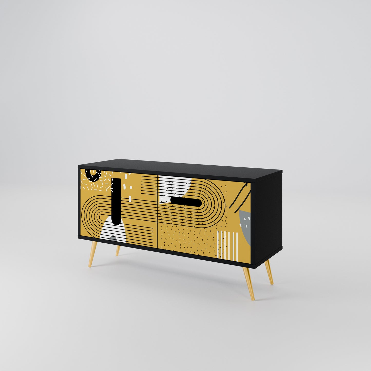SHAPESHIFT SYMPHONY Compact 2-Door TV Cabinet