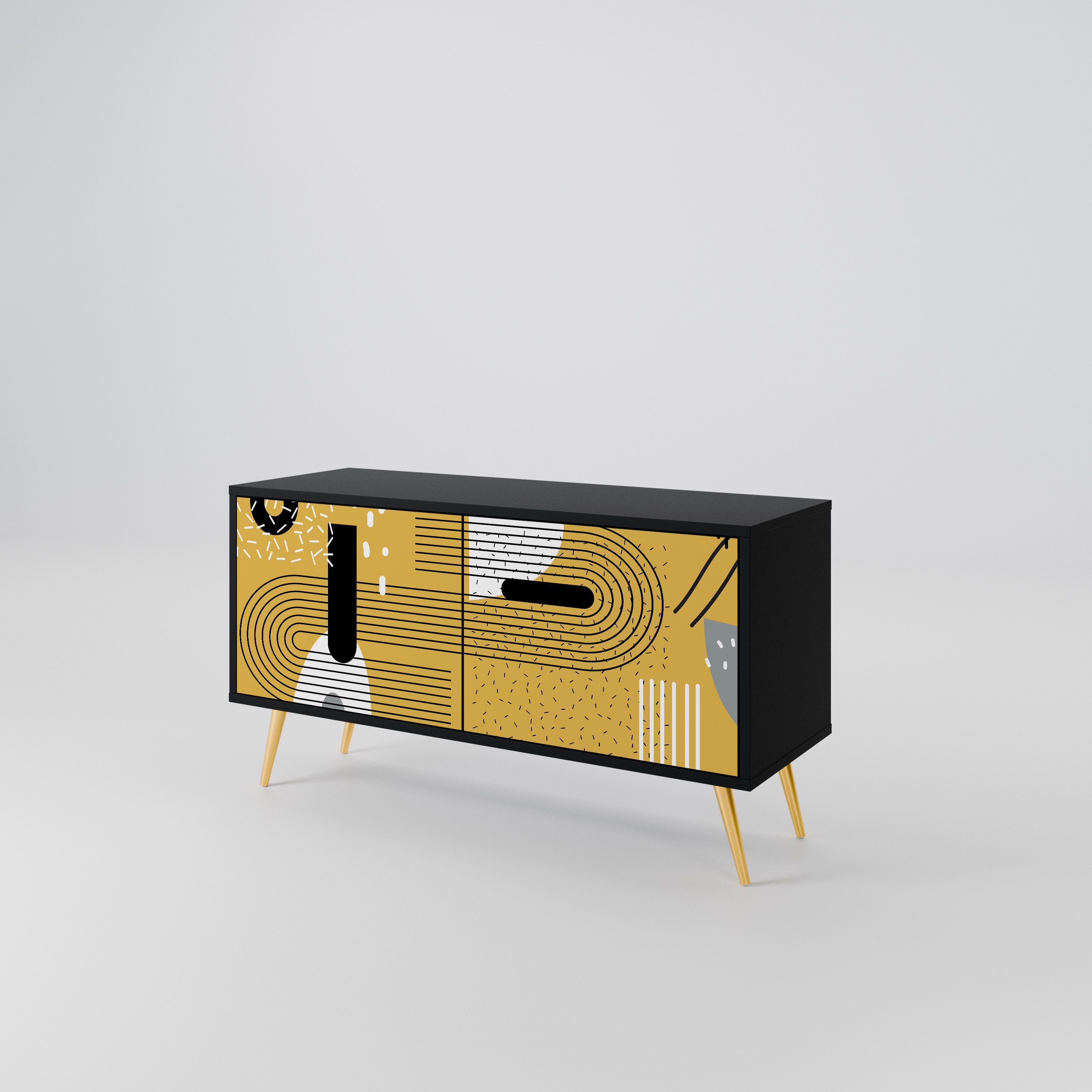 SHAPESHIFT SYMPHONY Compact 2-Door TV Cabinet