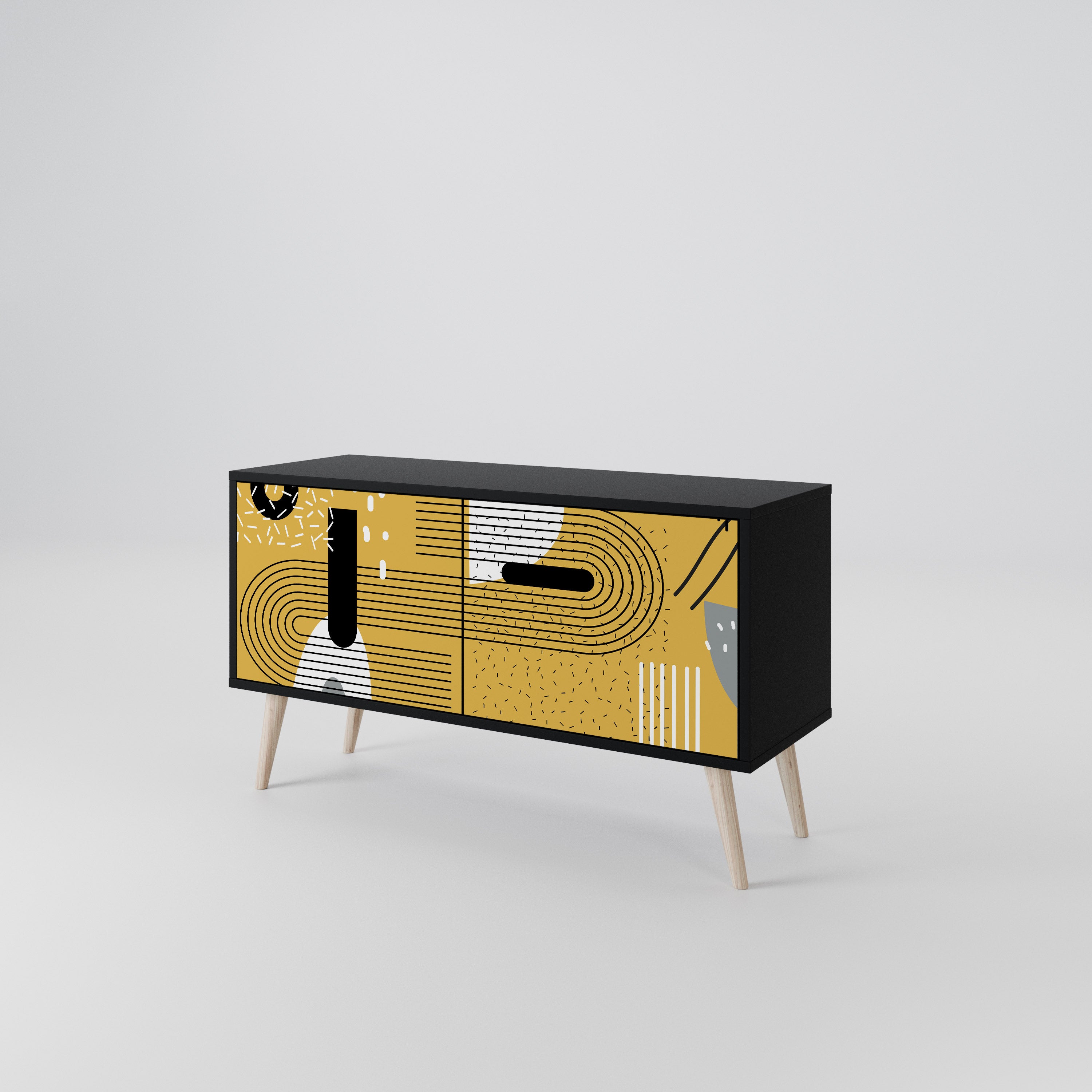 SHAPESHIFT SYMPHONY Compact 2-Door TV Cabinet