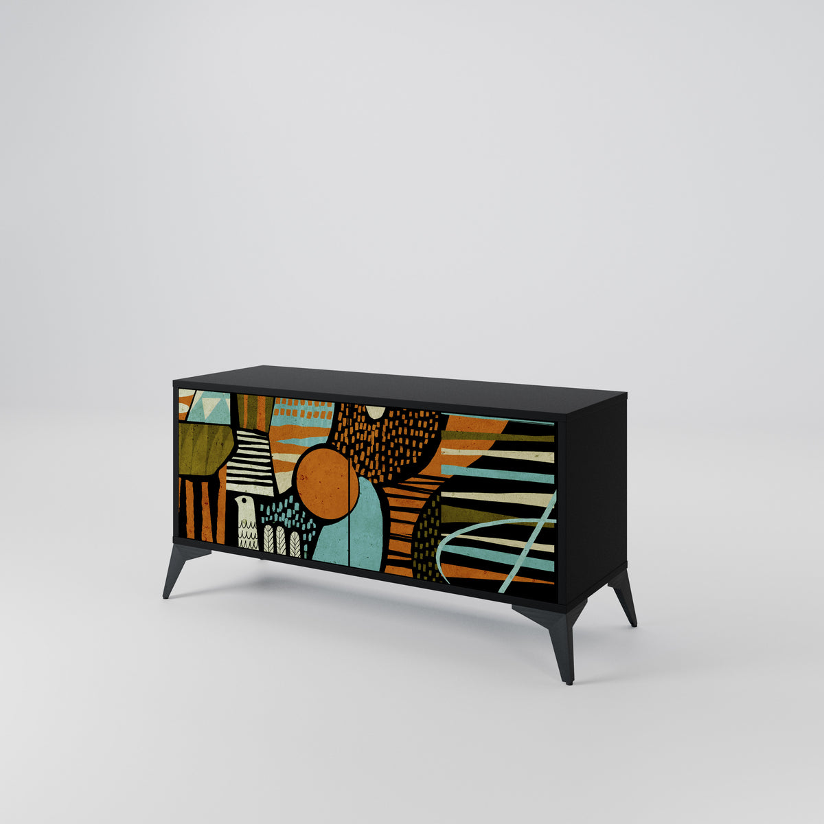 GEODE GLIMMER Compact 2-Door TV Cabinet