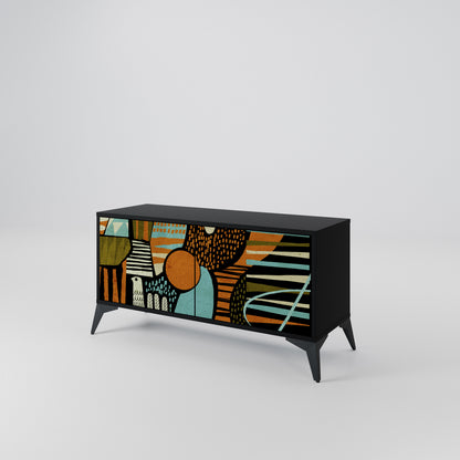 GEODE GLIMMER Compact 2-Door TV Cabinet
