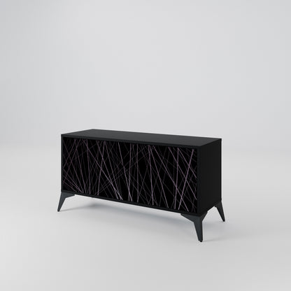 SHIMMER SPIDERGRAM Compact 2-Door TV Cabinet
