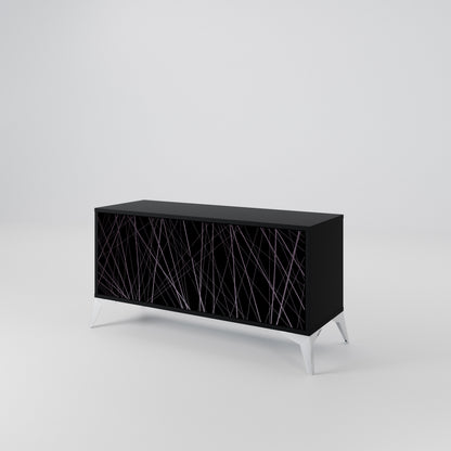 SHIMMER SPIDERGRAM Compact 2-Door TV Cabinet