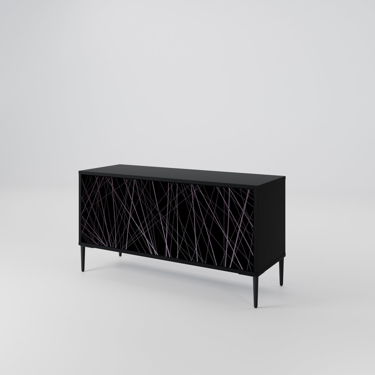 SHIMMER SPIDERGRAM Compact 2-Door TV Cabinet