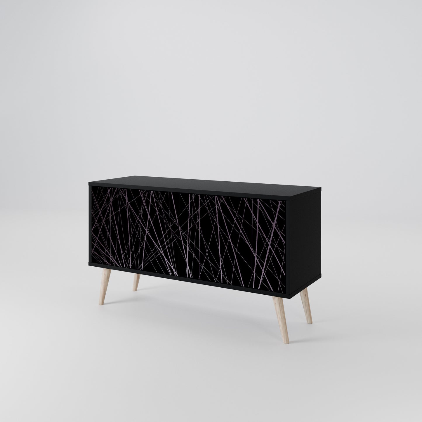 SHIMMER SPIDERGRAM Compact 2-Door TV Cabinet