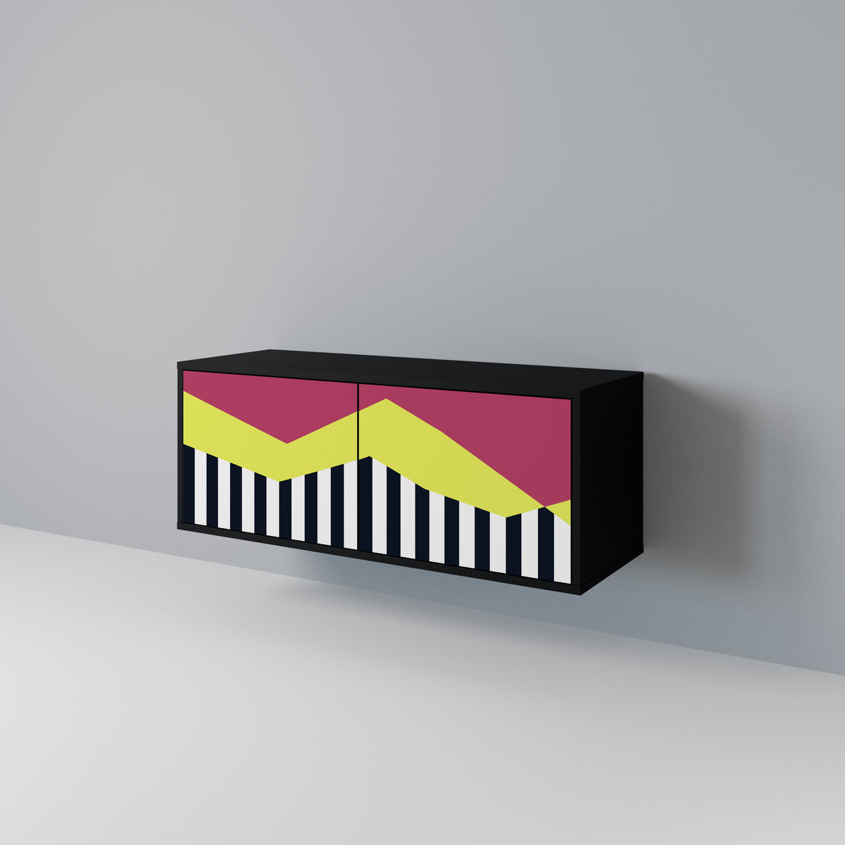 PIANO FANTASY Compact 2-Door TV Cabinet