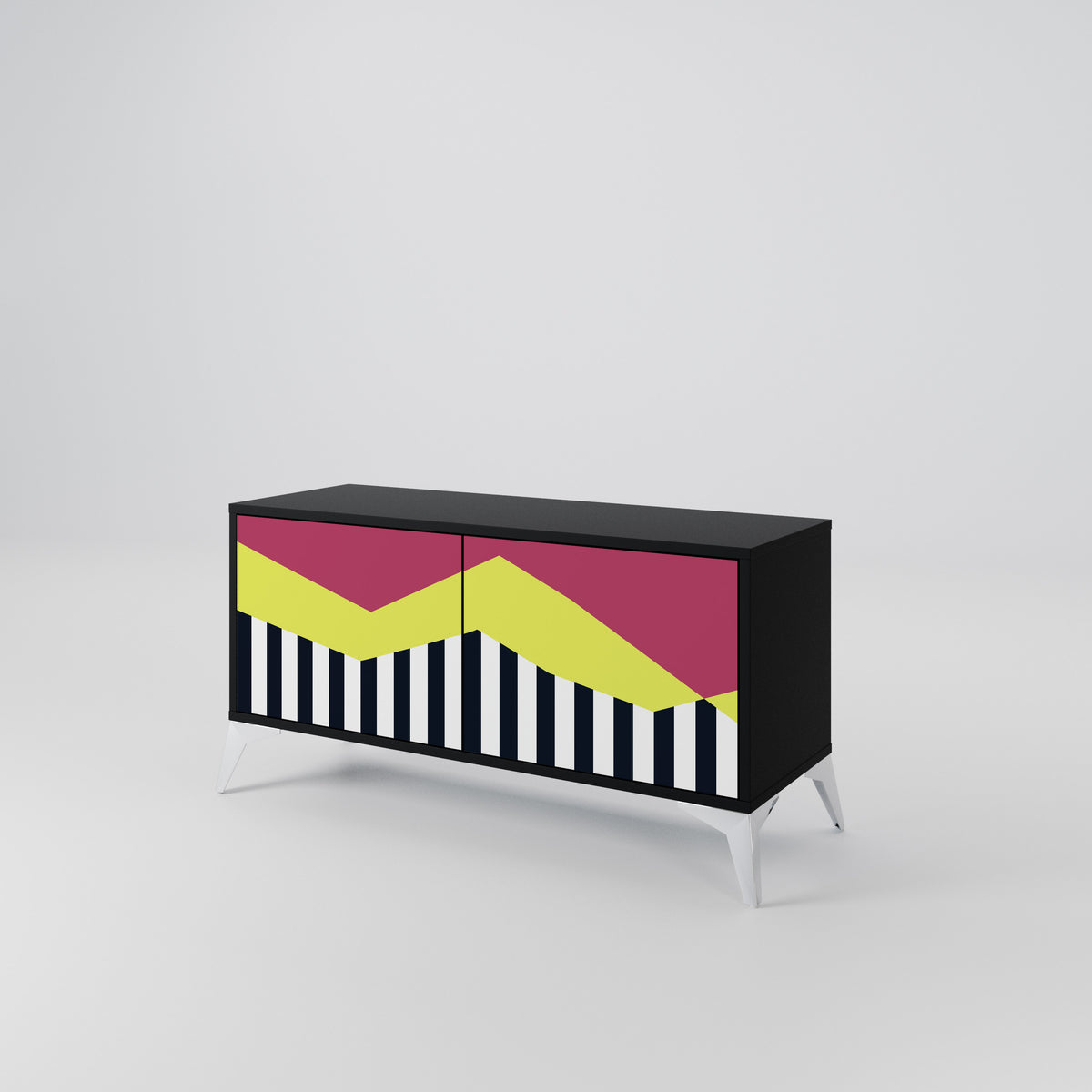 PIANO FANTASY Compact 2-Door TV Cabinet