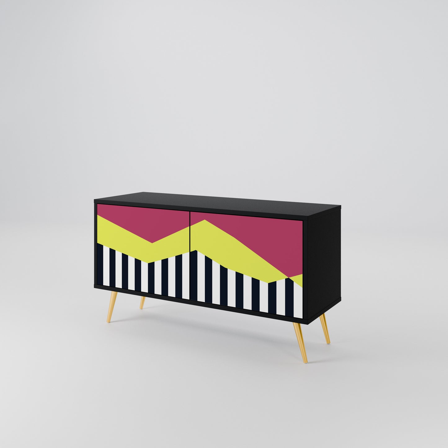 PIANO FANTASY Compact 2-Door TV Cabinet