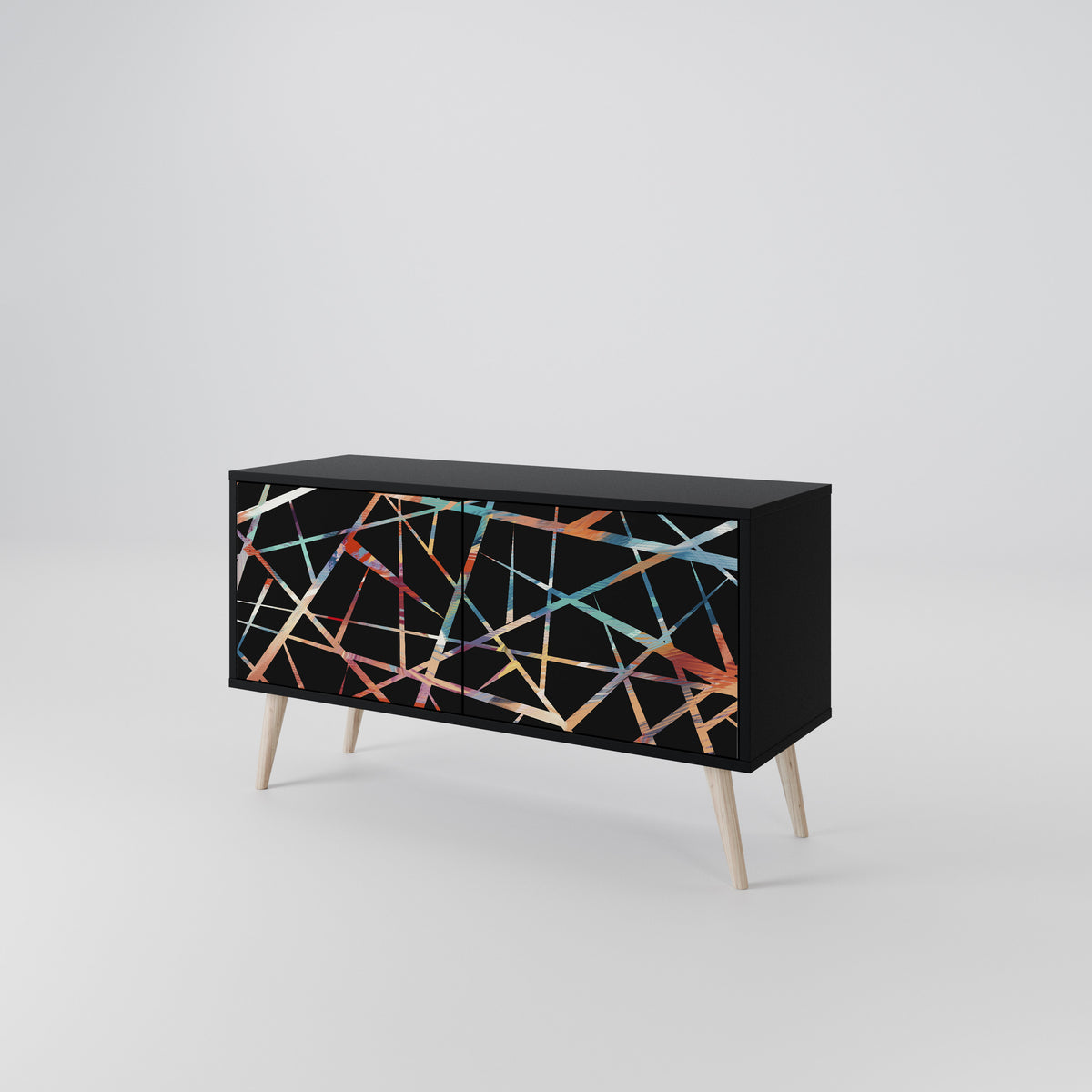 POLYGON VERVE Compact 2-Door TV Cabinet