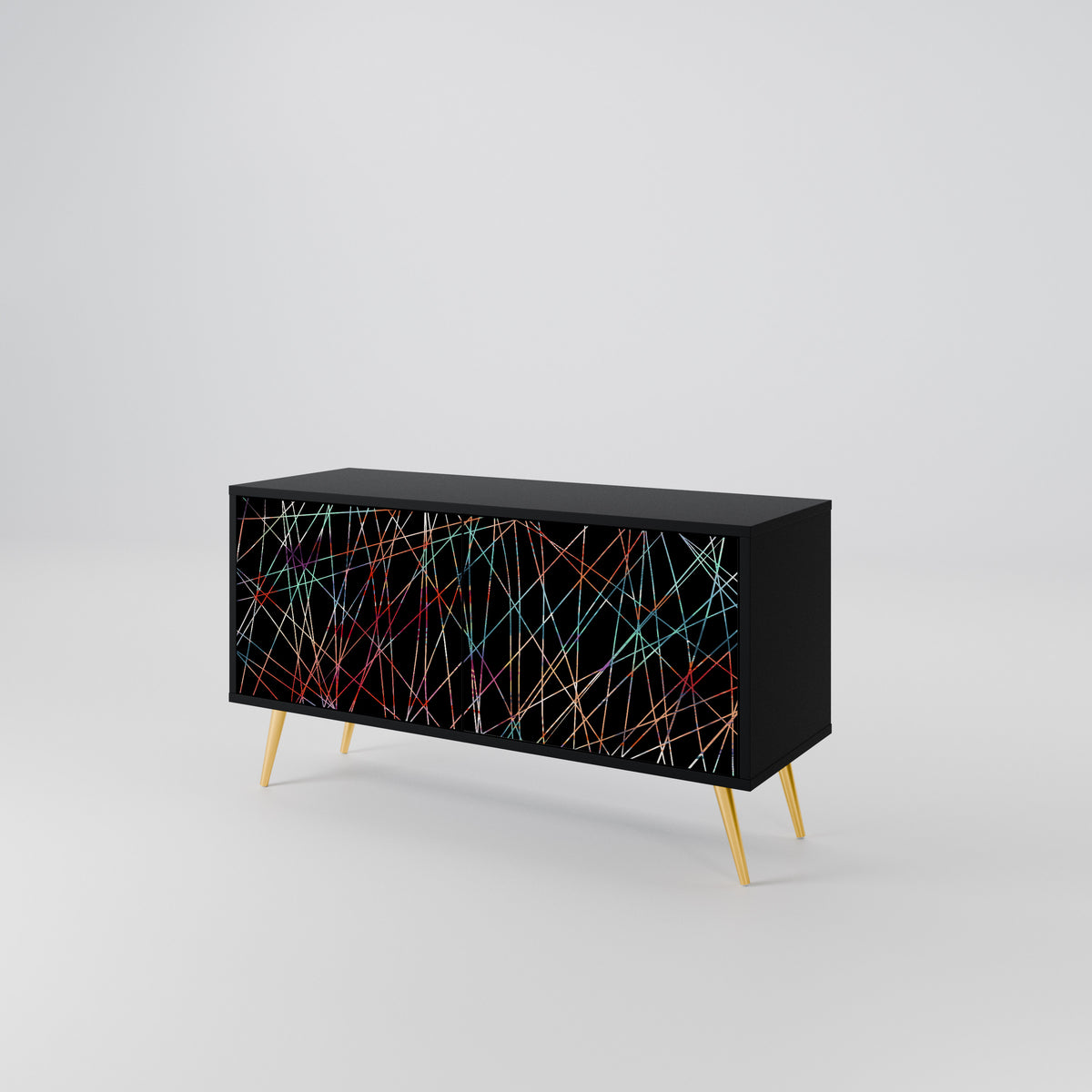 LUMINOUS SNARE Compact 2-Door TV Cabinet