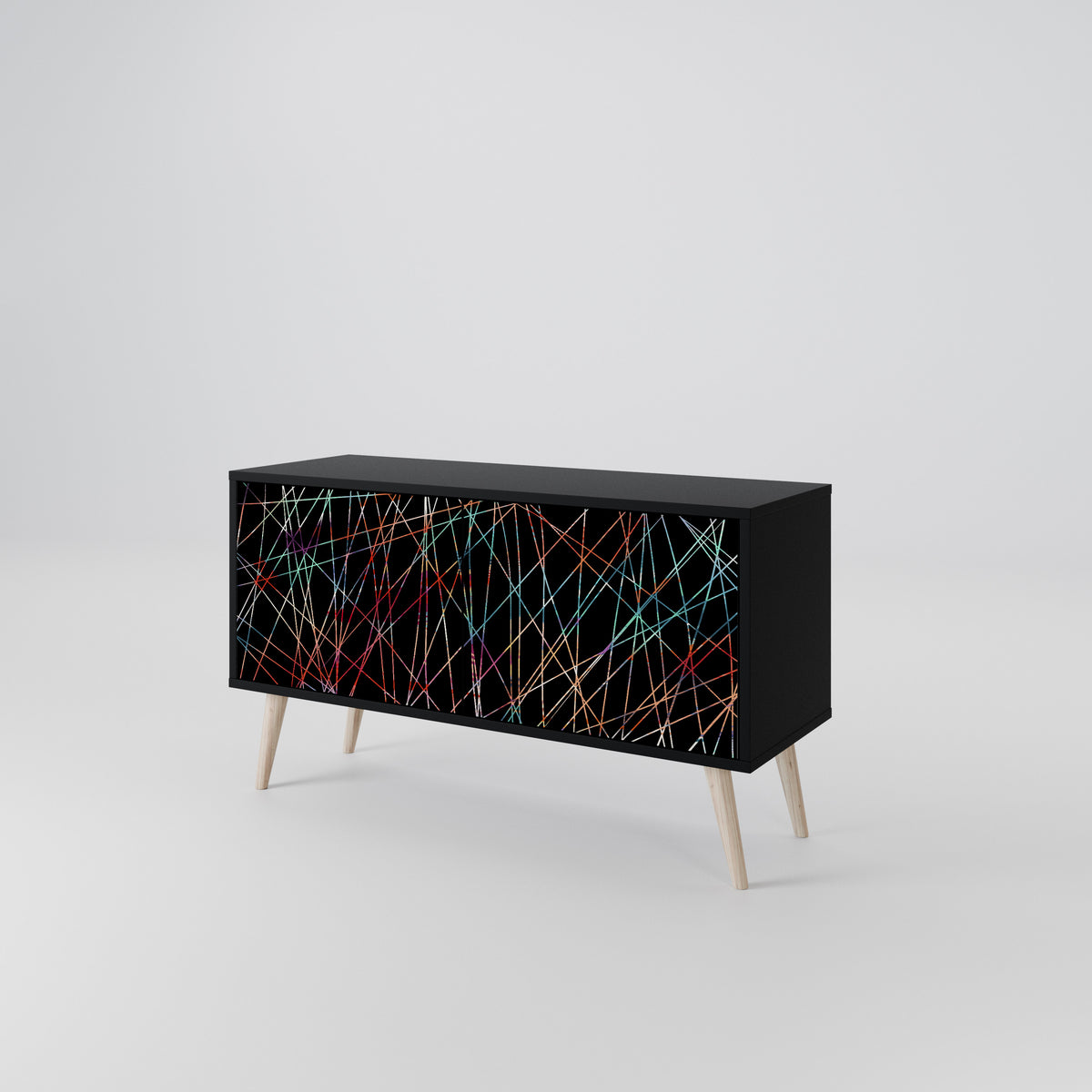 LUMINOUS SNARE Compact 2-Door TV Cabinet