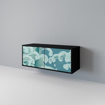 ASIAN SWAY Compact 2-Door TV Cabinet