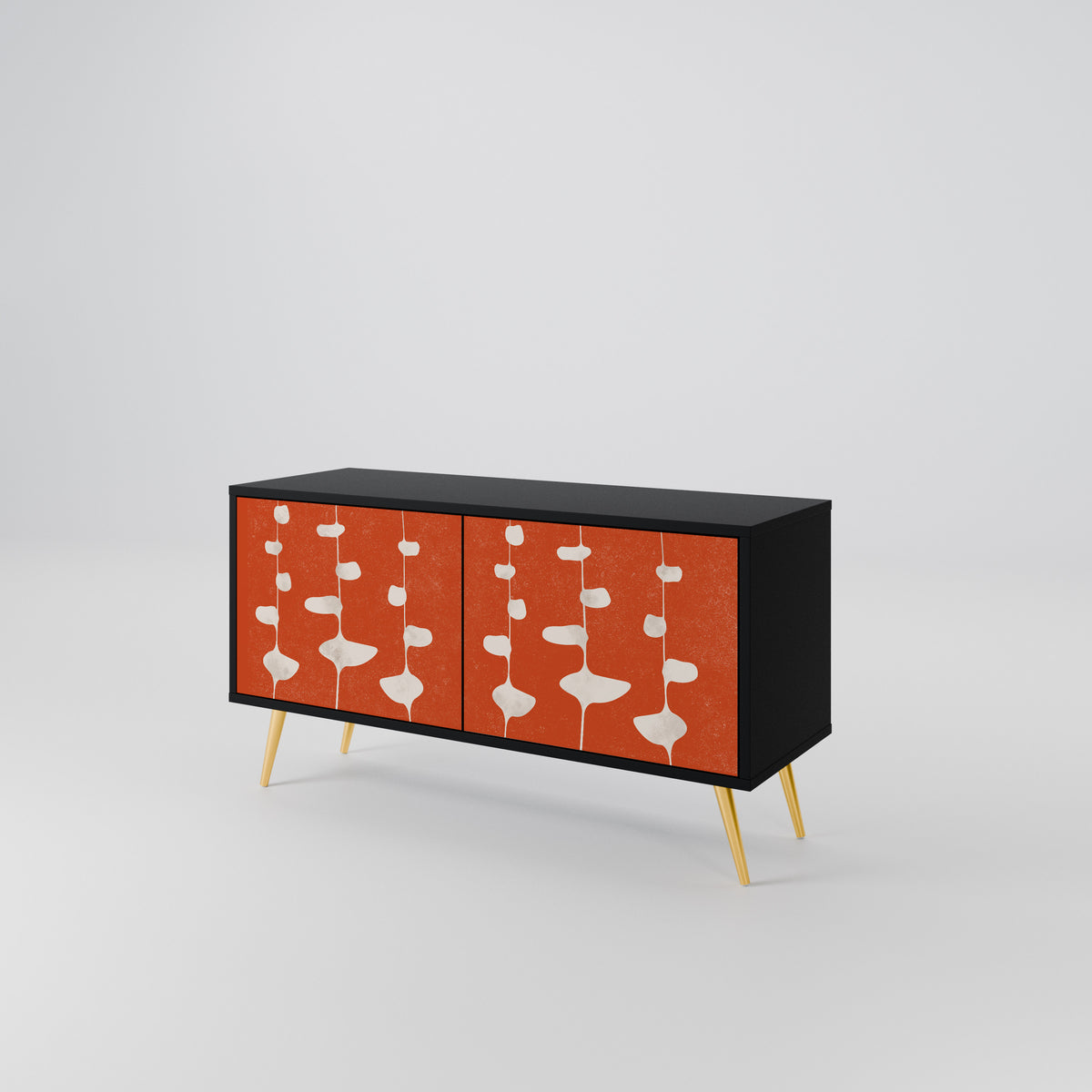 COURAGE MOLD Compact 2-Door TV Cabinet