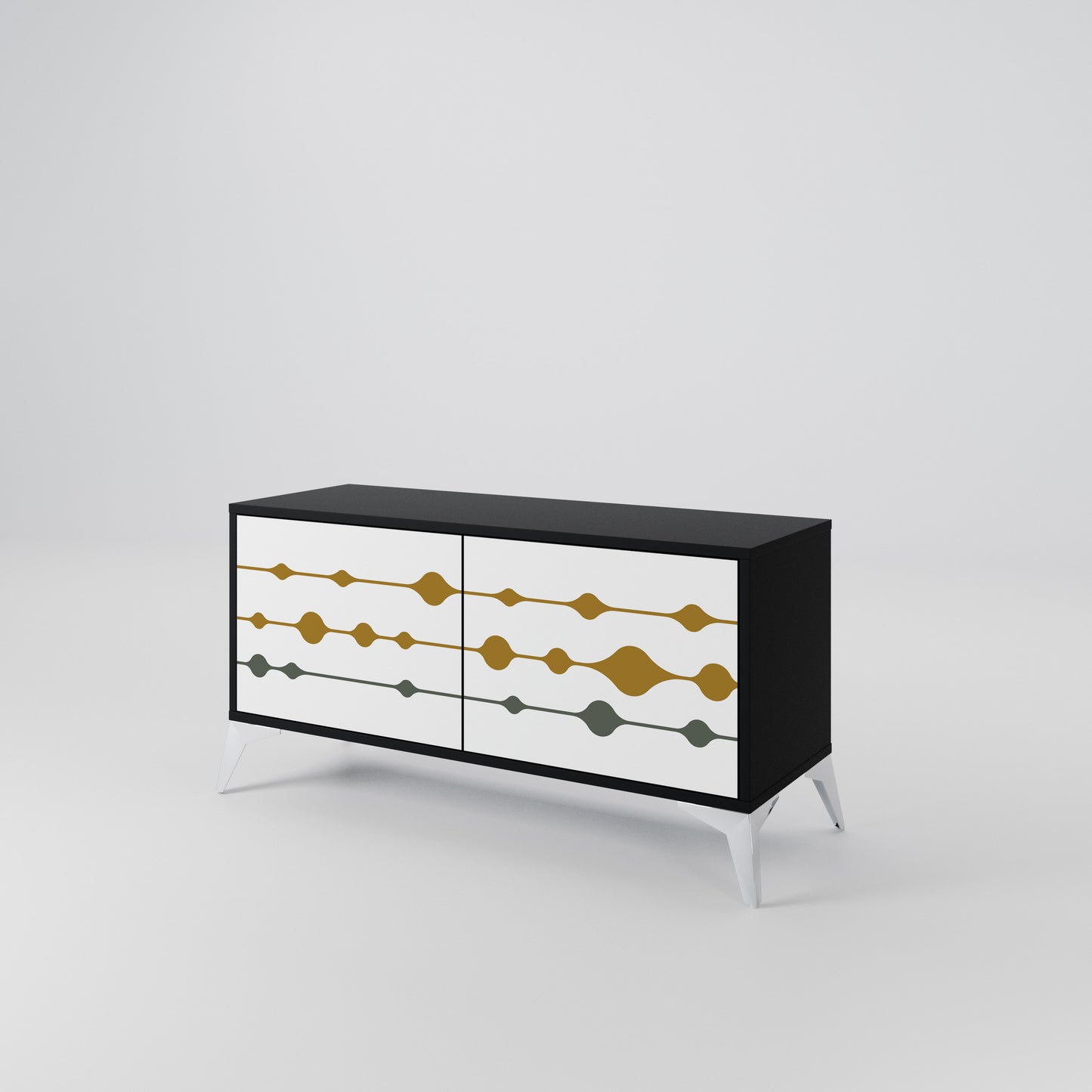 VIVID TONE Compact 2-Door TV Cabinet