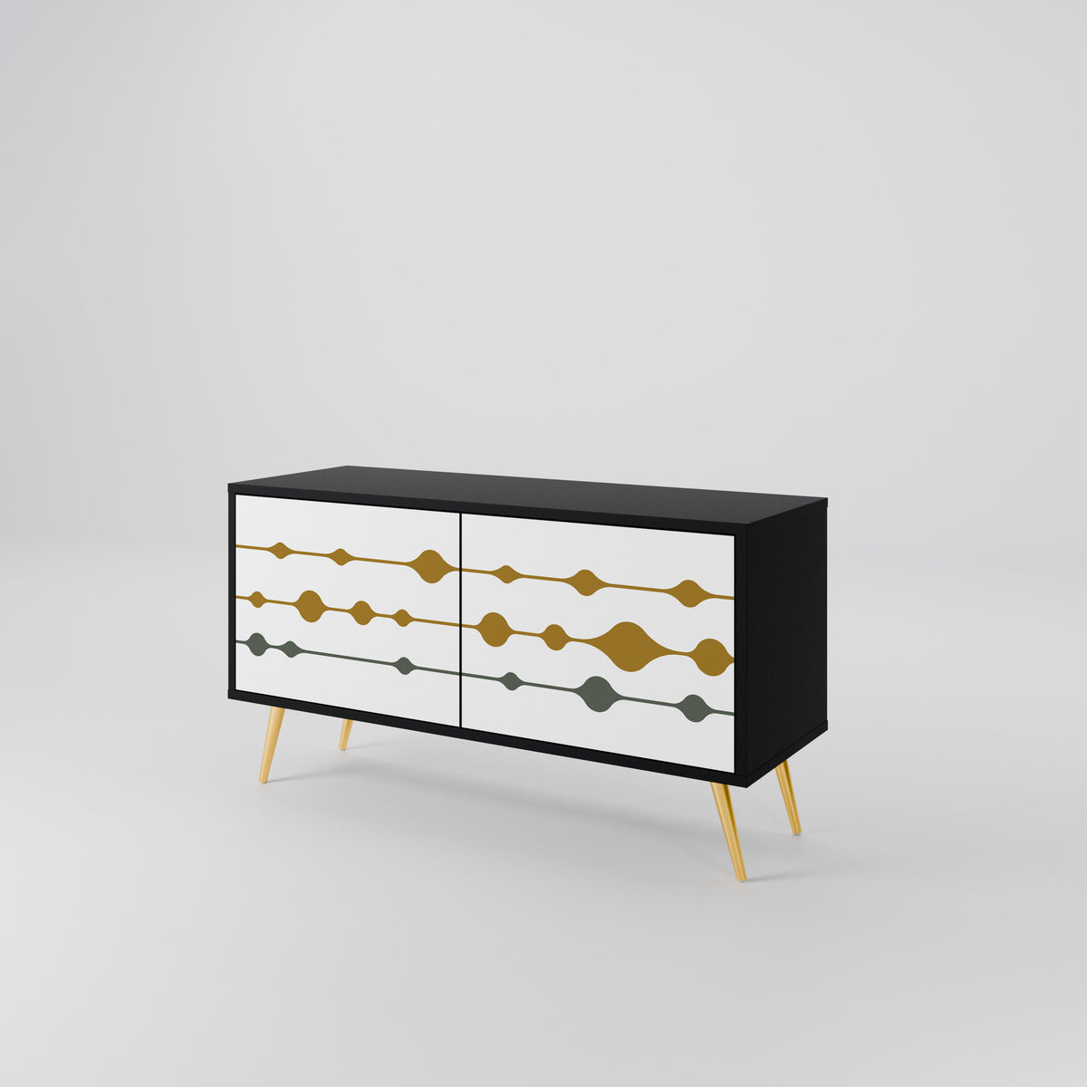 VIVID TONE Compact 2-Door TV Cabinet