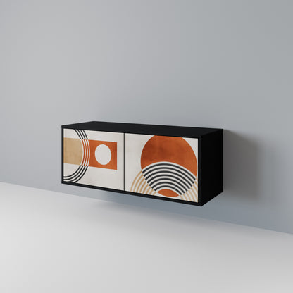 SPACE AROUND Compact 2-Door TV Cabinet