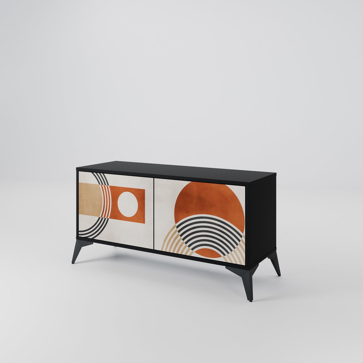 SPACE AROUND Compact 2-Door TV Cabinet