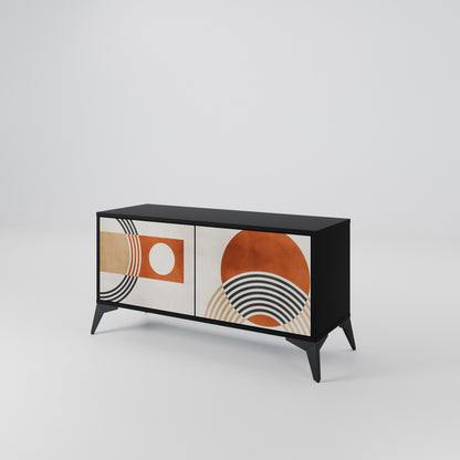 SPACE AROUND Compact 2-Door TV Cabinet