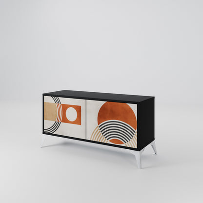 SPACE AROUND Compact 2-Door TV Cabinet