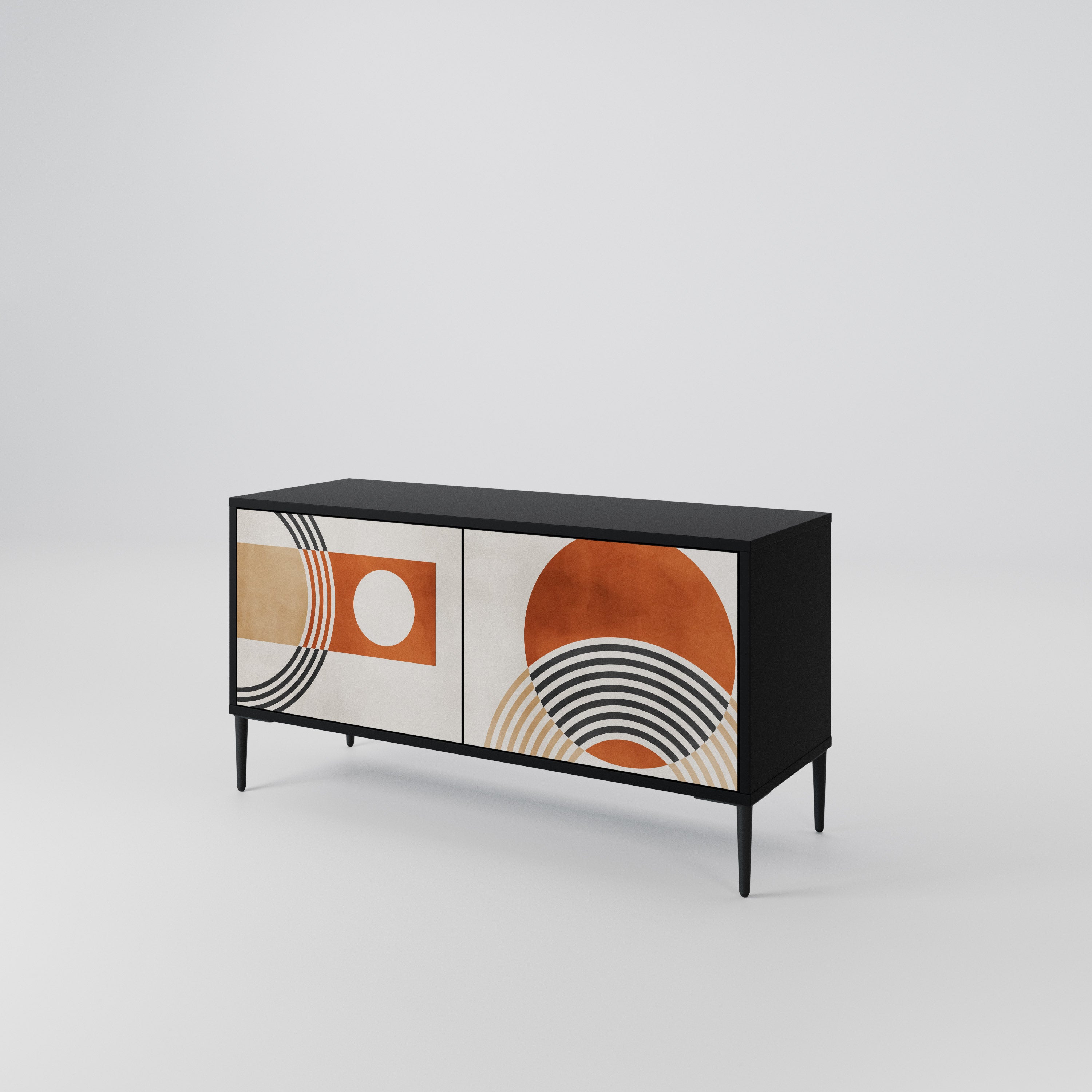 SPACE AROUND Compact 2-Door TV Cabinet