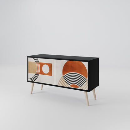 SPACE AROUND Compact 2-Door TV Cabinet