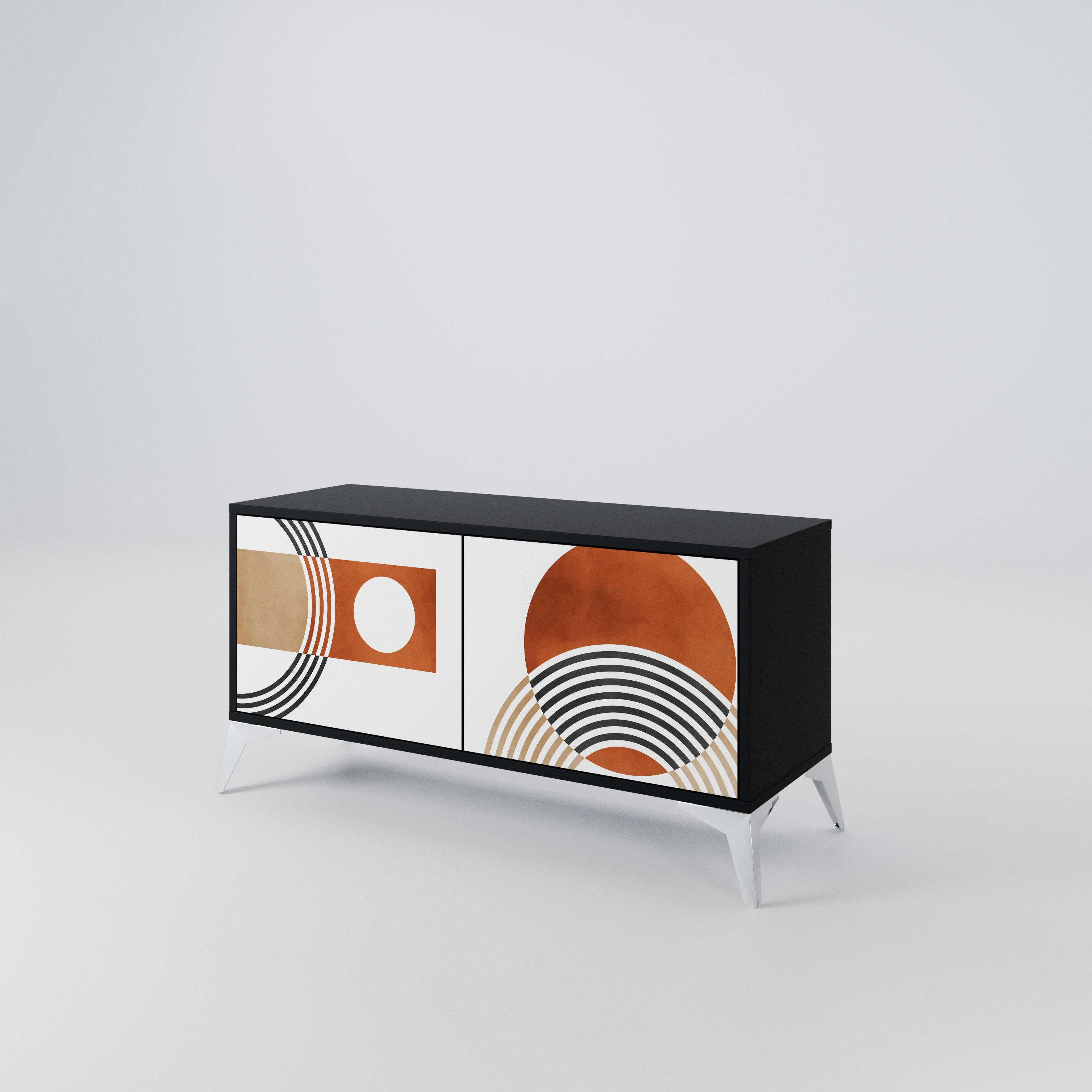 CIRCLE RHYTM Compact 2-Door TV Cabinet