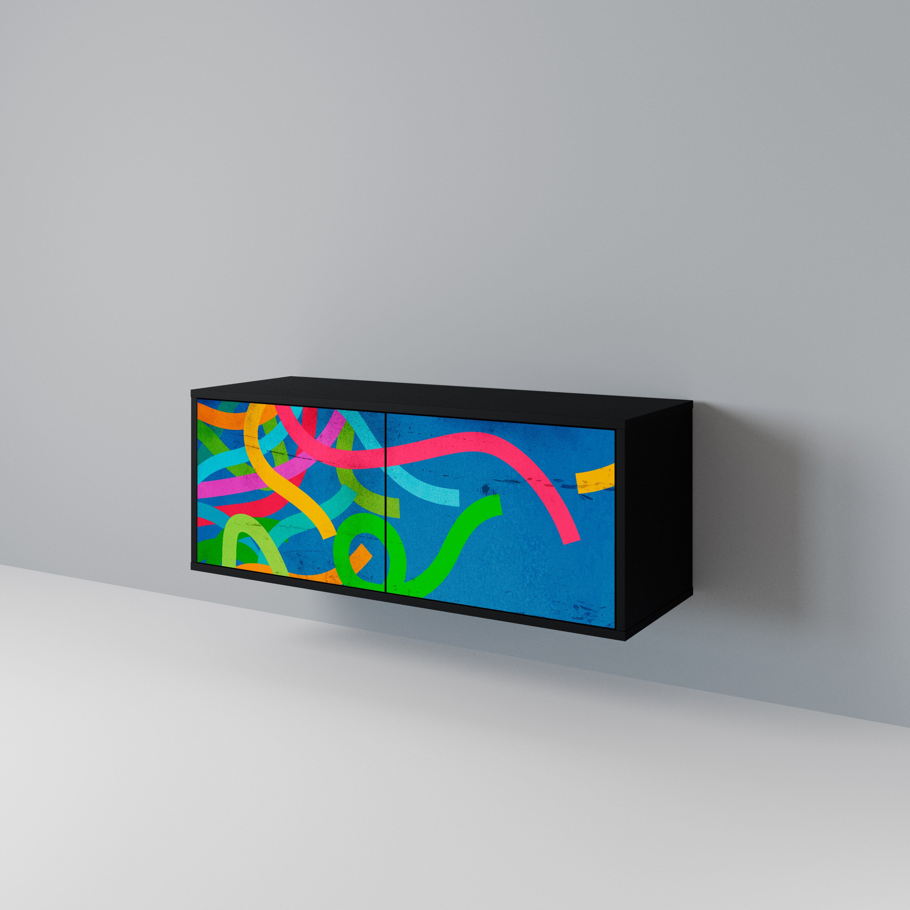 STREAMER TANGLE Compact 2-Door TV Cabinet