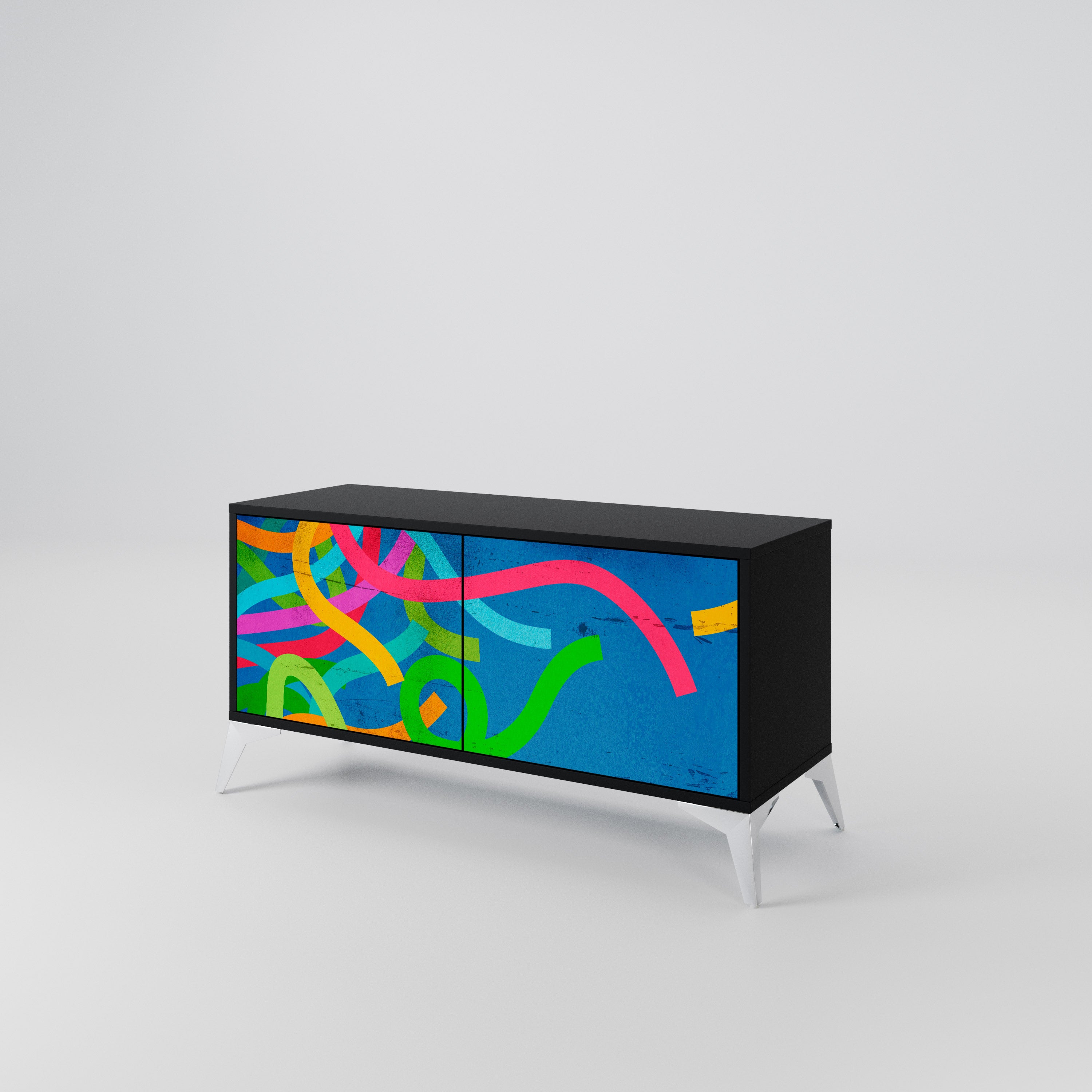 STREAMER TANGLE Compact 2-Door TV Cabinet
