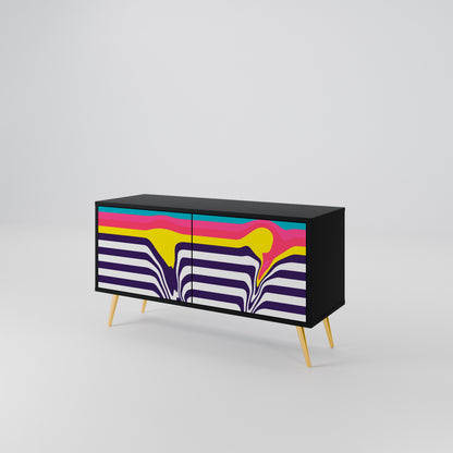 TONE COLLAPSE Compact 2-Door TV Cabinet