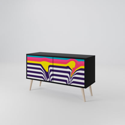 TONE COLLAPSE Compact 2-Door TV Cabinet