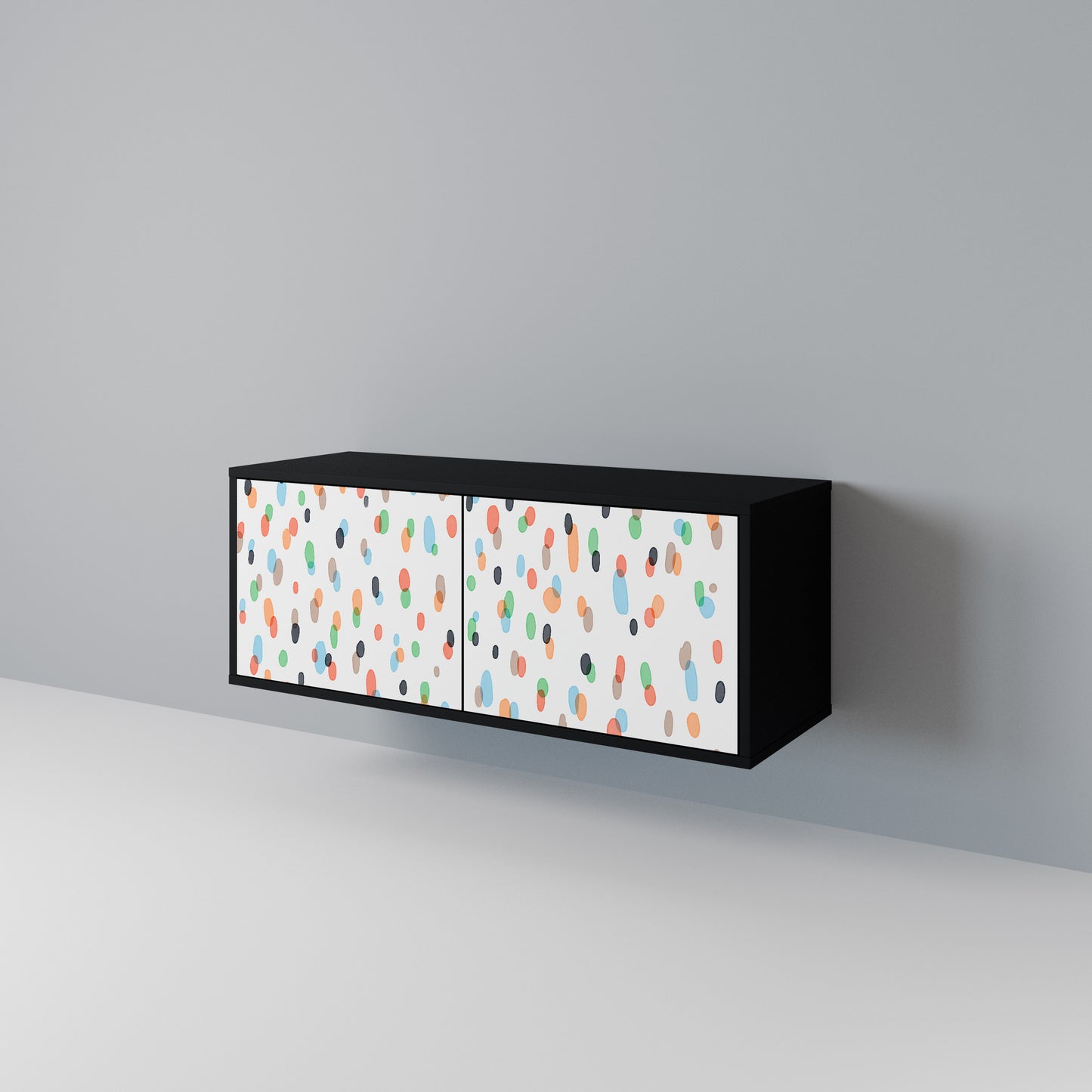 ENERGETIC SPOTS Compact 2-Door TV Cabinet