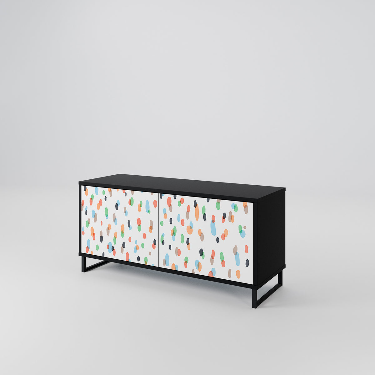 ENERGETIC SPOTS Compact 2-Door TV Cabinet