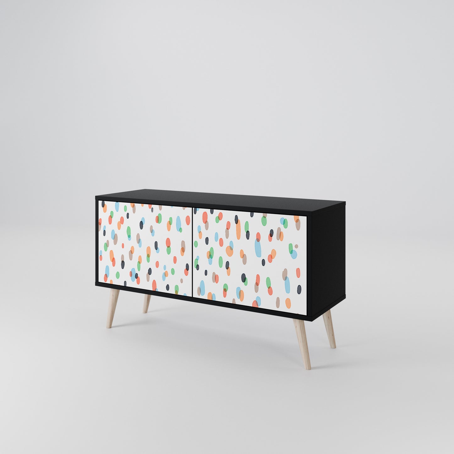 ENERGETIC SPOTS Compact 2-Door TV Cabinet