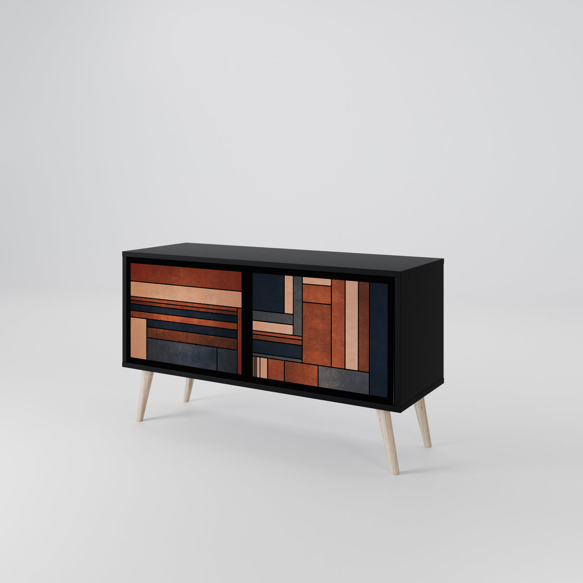 INTREPID FORMATION Compact 2-Door TV Cabinet