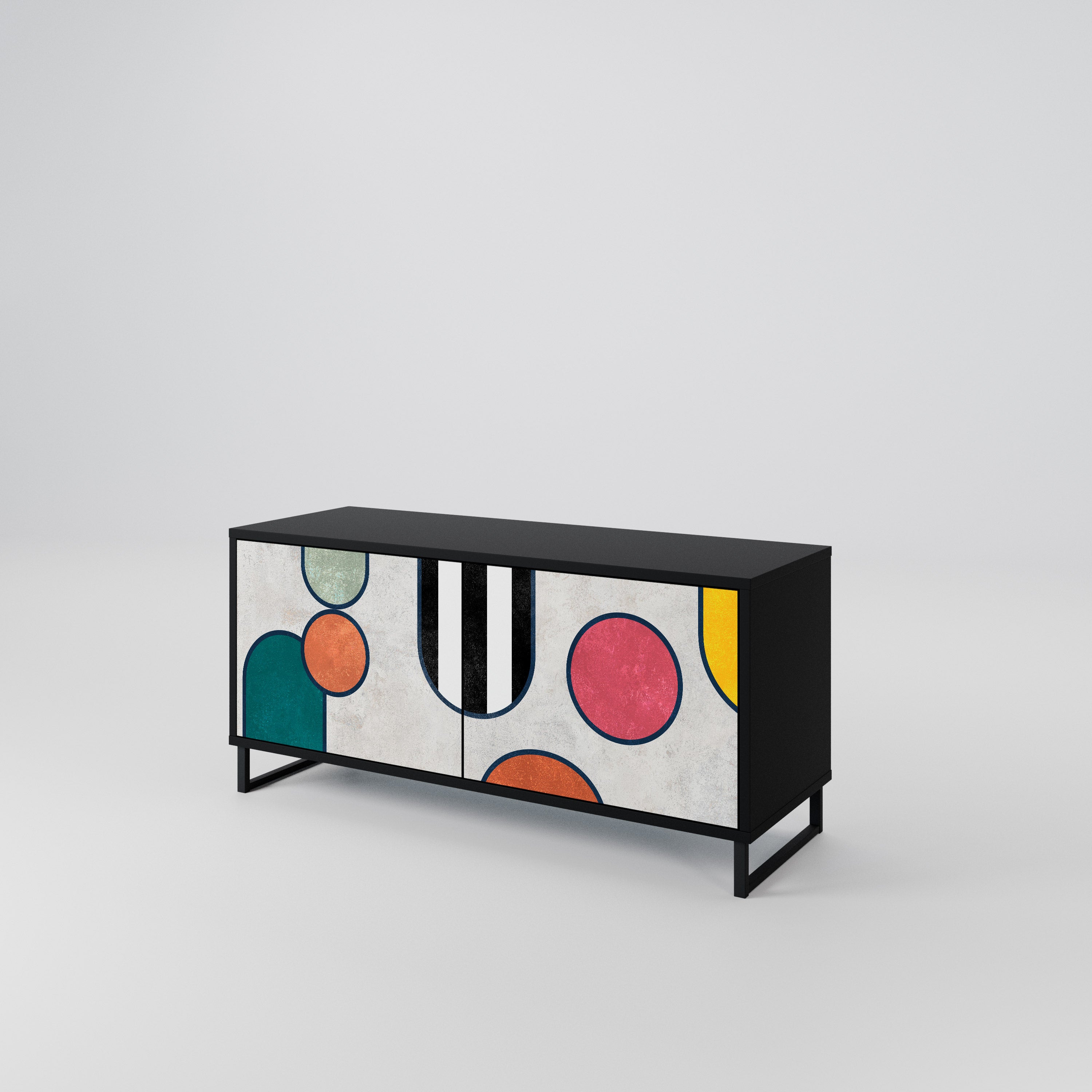 COOL STORY Compact 2-Door TV Cabinet