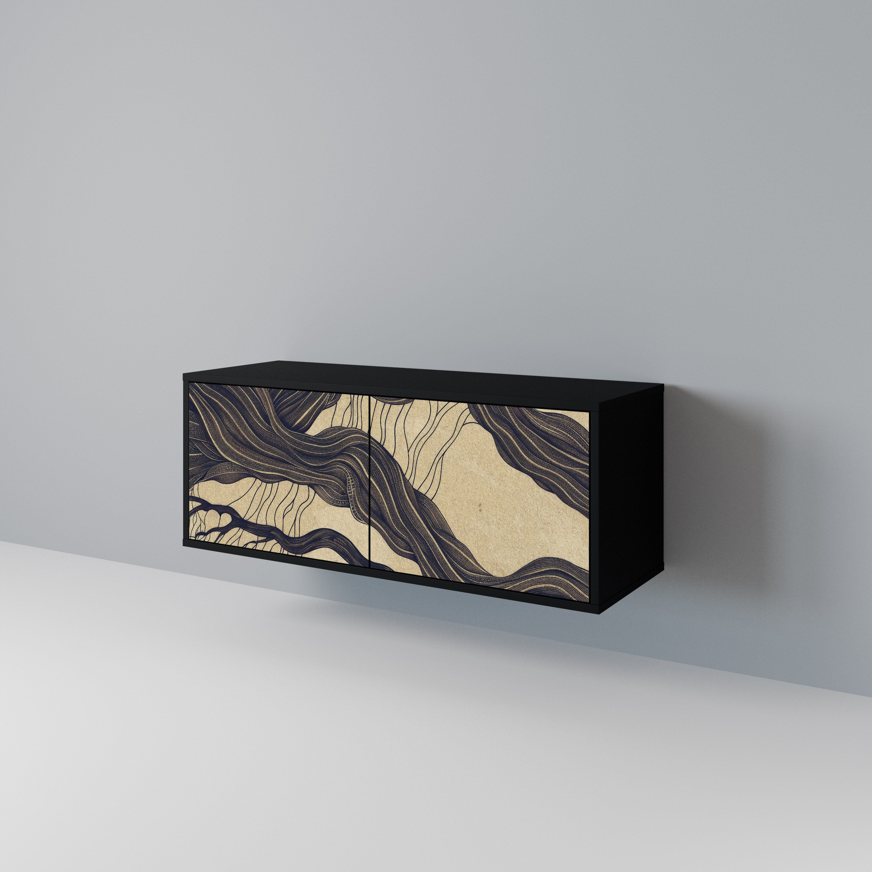 UNIFIED FRAGMENTS Compact 2-Door TV Cabinet