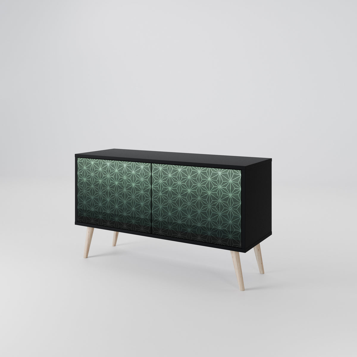 ORNAMENTAL GLIMMER Compact 2-Door TV Cabinet