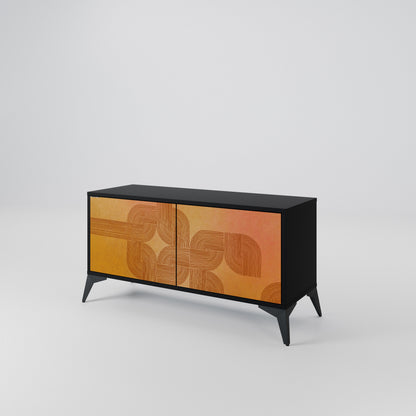 STRENGTHENING RELATION Compact 2-Door TV Cabinet