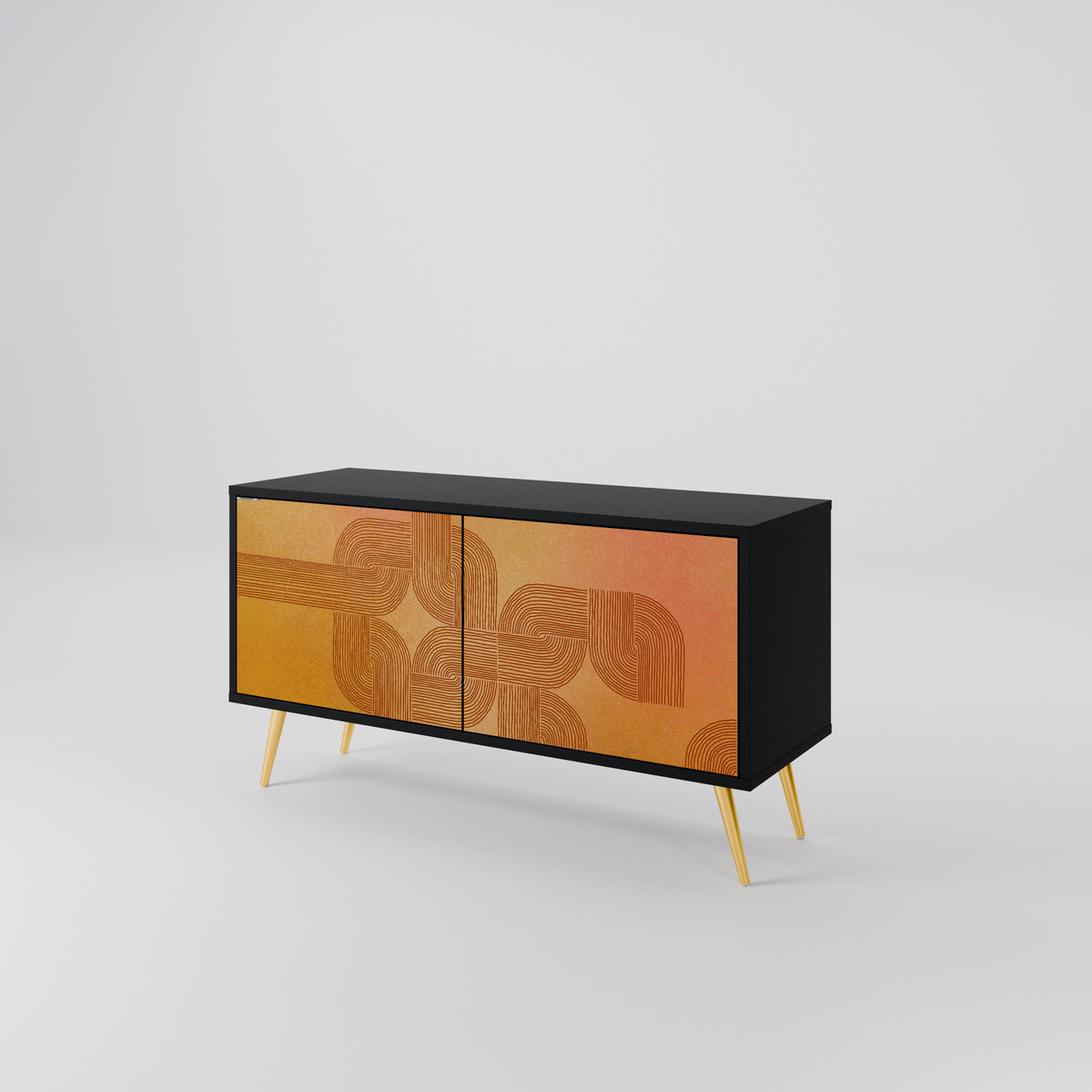 STRENGTHENING RELATION Compact 2-Door TV Cabinet