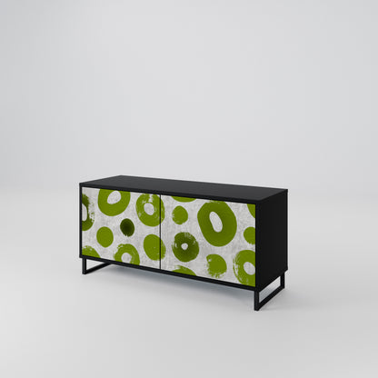 GREEN RHAPSODY Compact 2-Door TV Cabinet