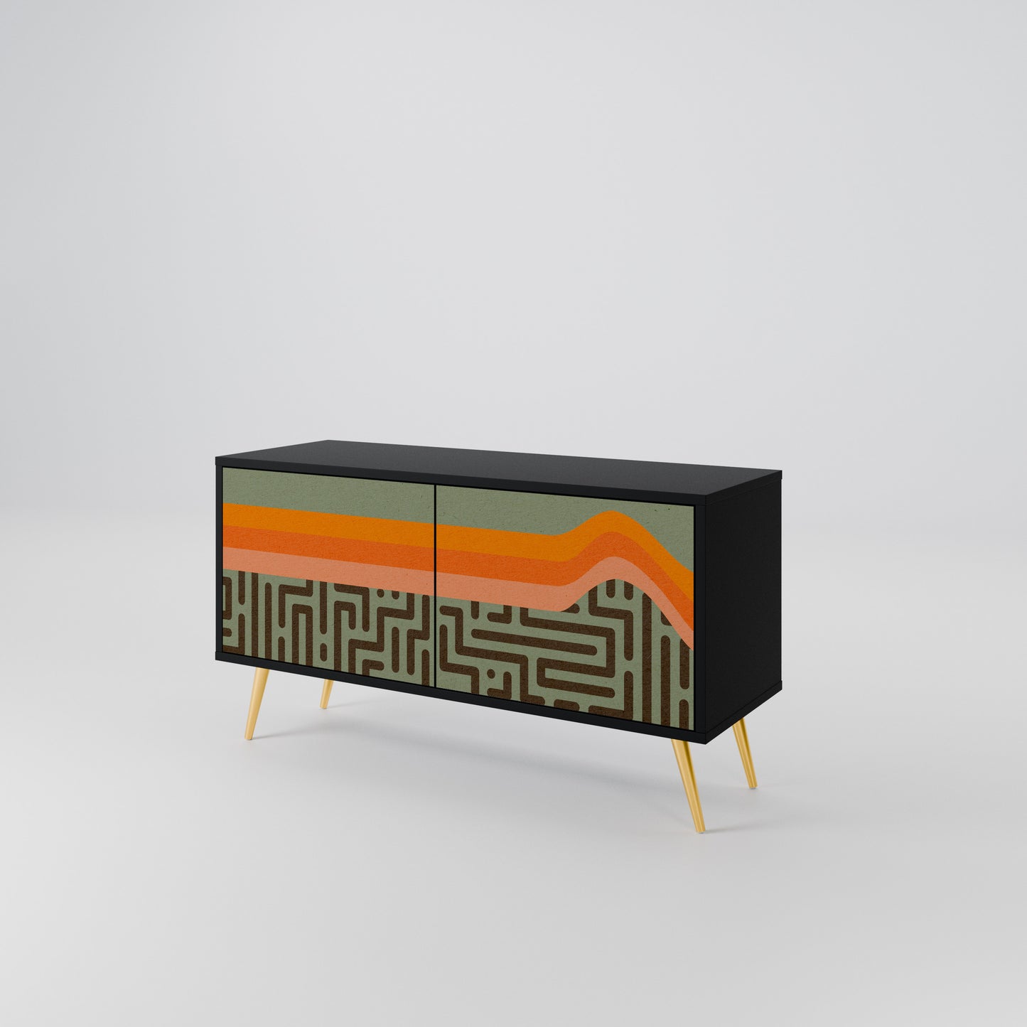 SIMPLE SOLUTIONS Compact 2-Door TV Cabinet