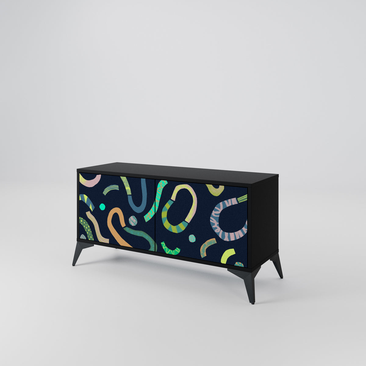 CONTRAST DANCE Compact 2-Door TV Cabinet