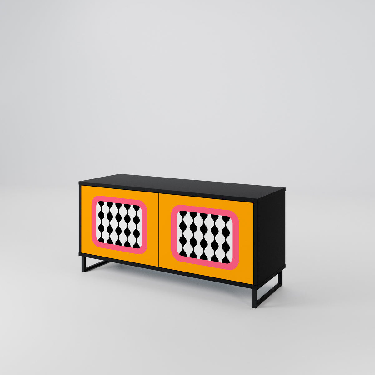 TEARS IN HEAVEN Compact 2-Door TV Cabinet
