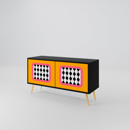 TEARS IN HEAVEN Compact 2-Door TV Cabinet