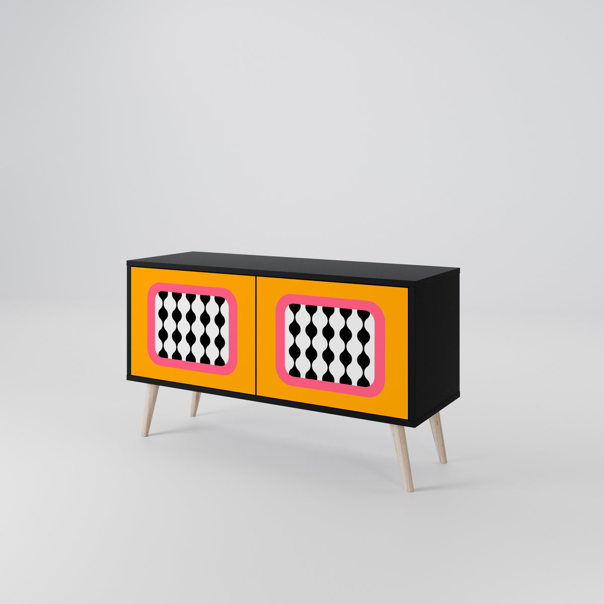 TEARS IN HEAVEN Compact 2-Door TV Cabinet