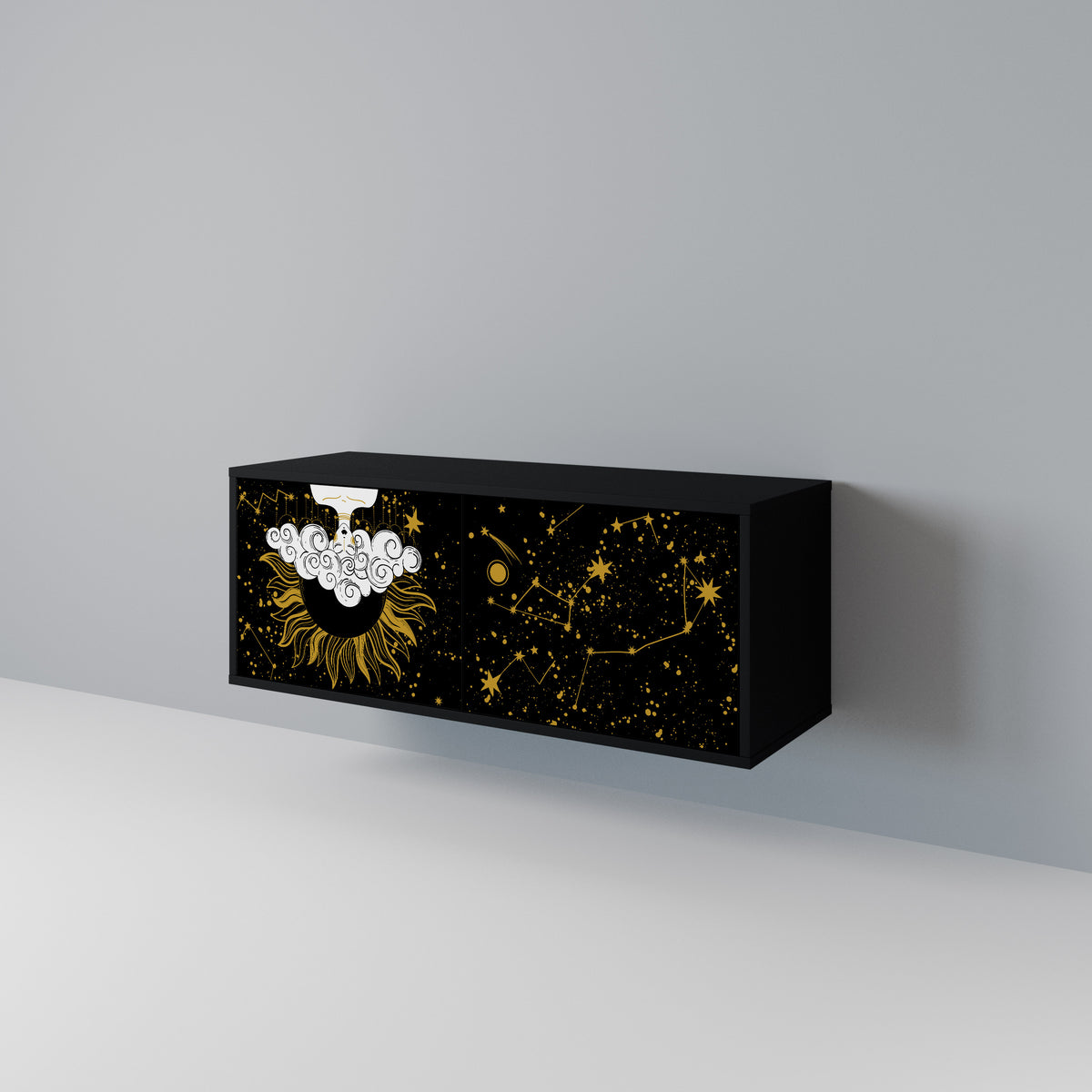 STELLAR CONSTELLATIONS Compact 2-Door TV Cabinet