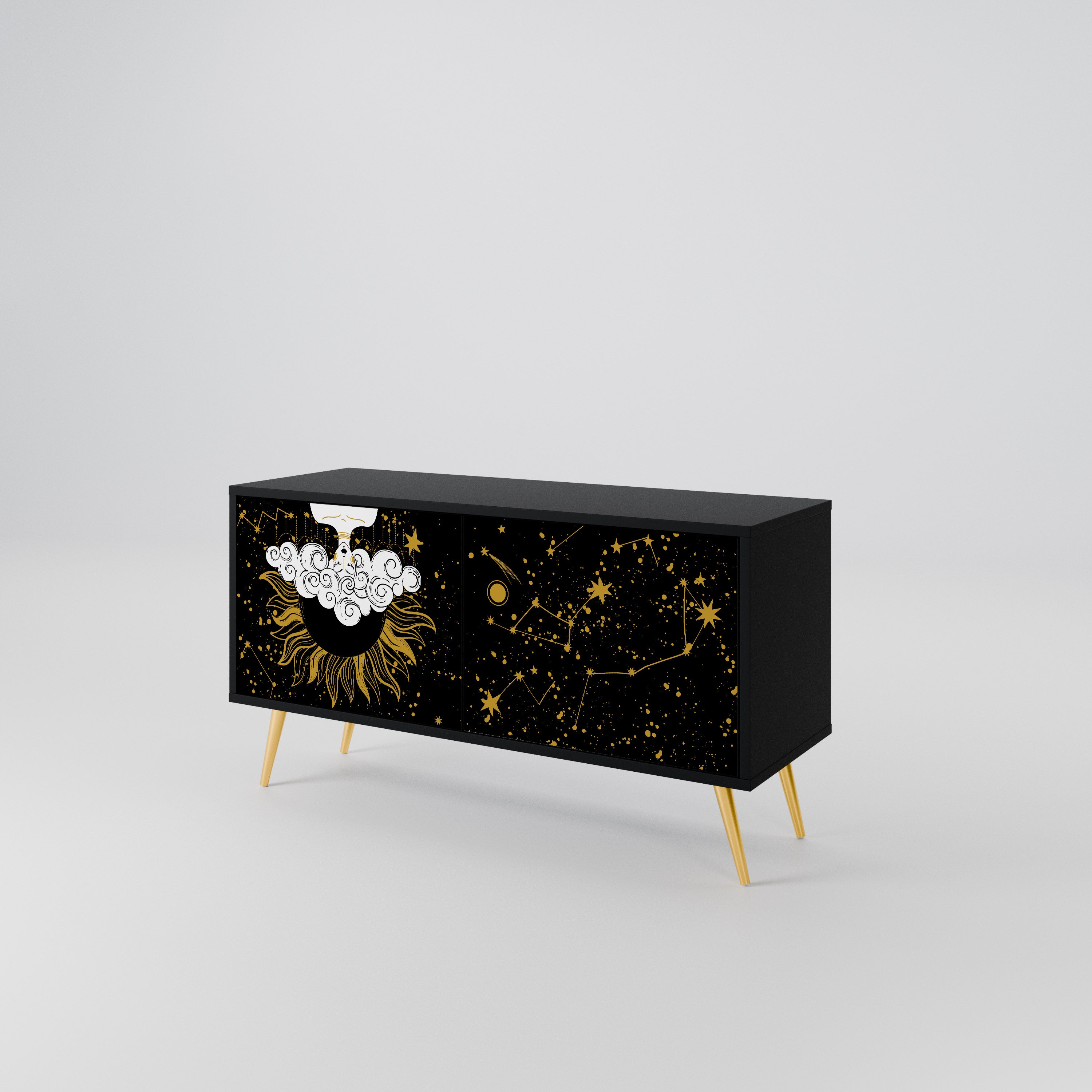 STELLAR CONSTELLATIONS Compact 2-Door TV Cabinet