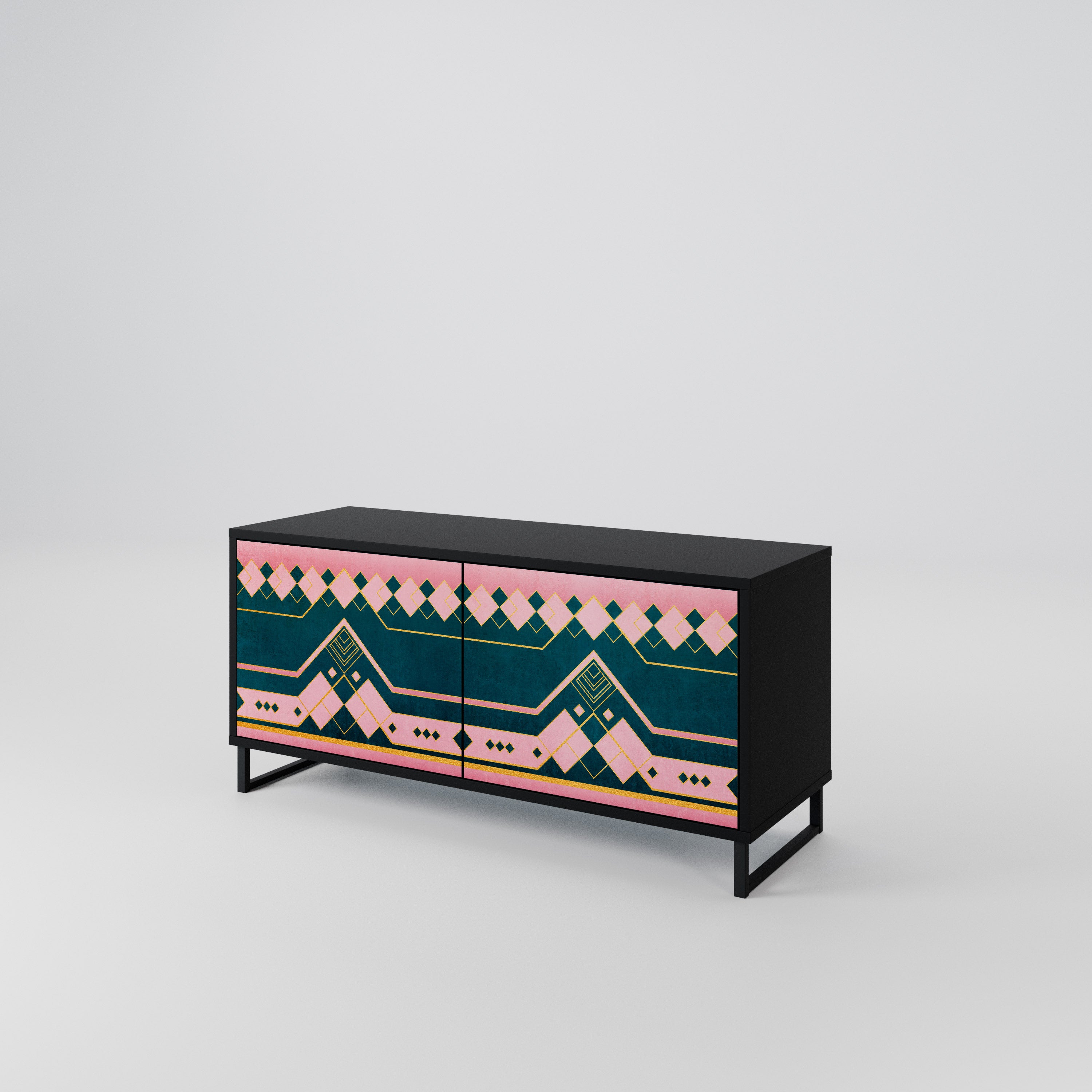 ROYAL COMPOSITION Compact 2-Door TV Cabinet