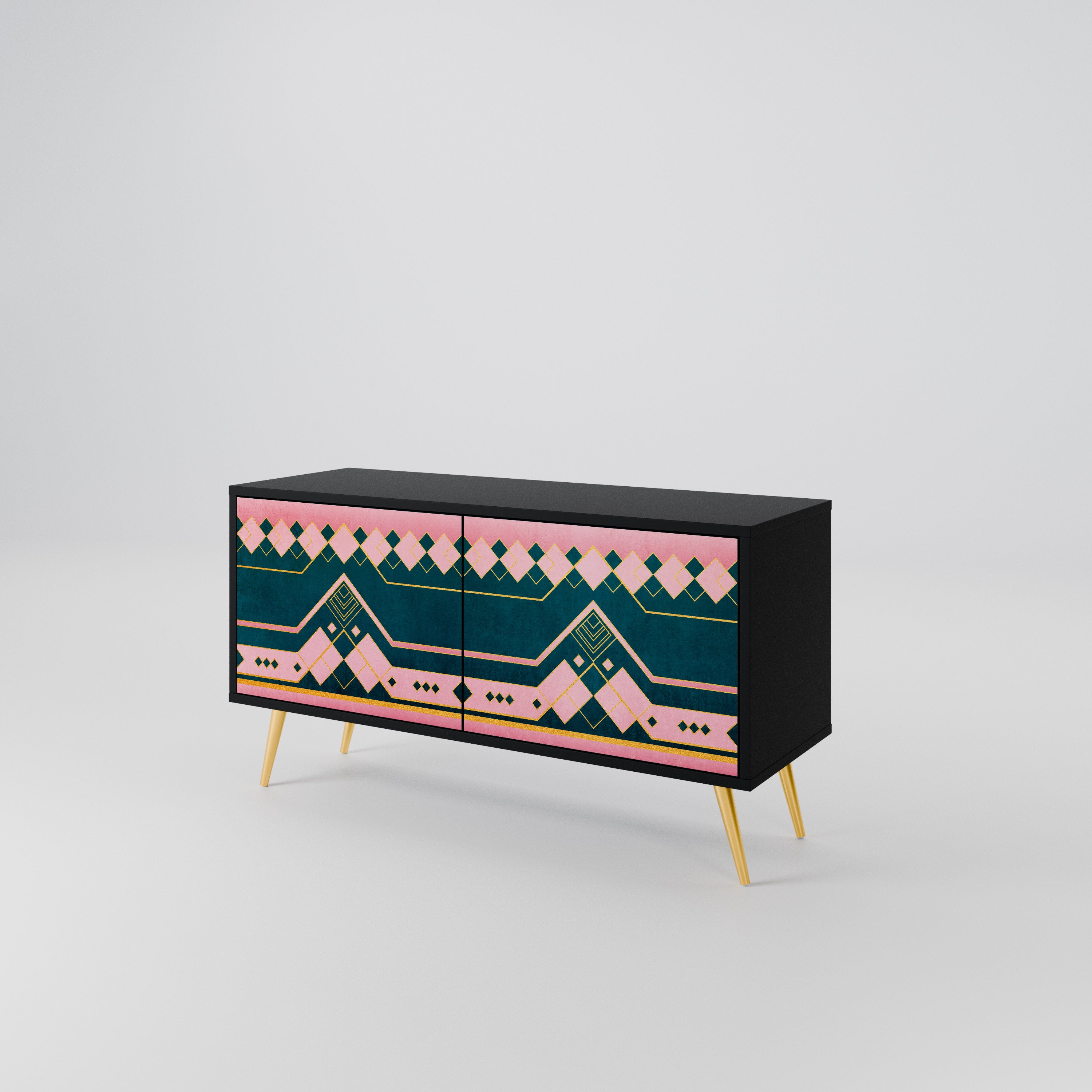 ROYAL COMPOSITION Compact 2-Door TV Cabinet